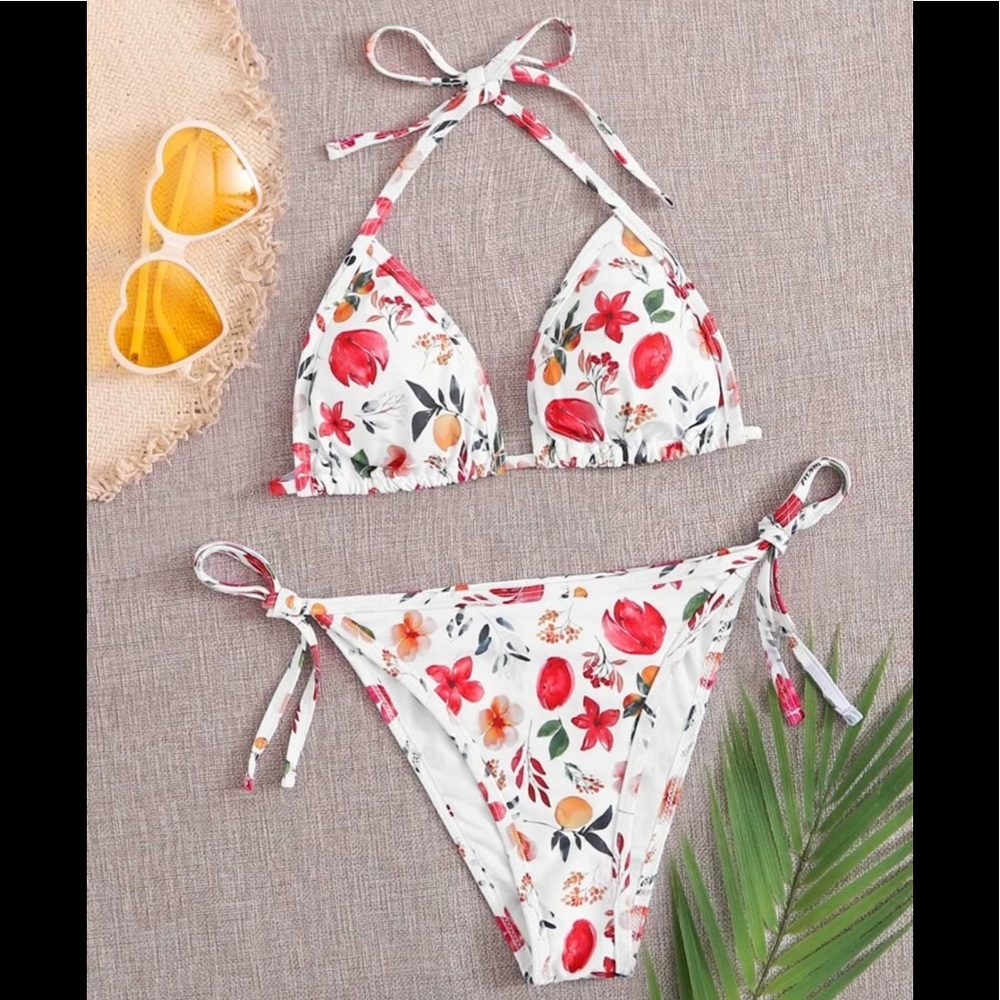 Flower bathing suit